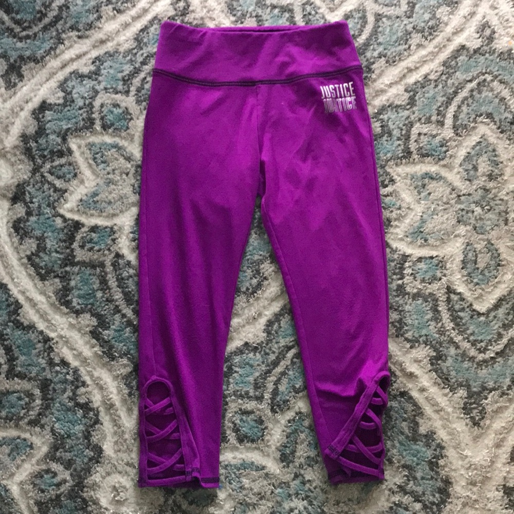 Girls Justice active gymnastics pants size 10